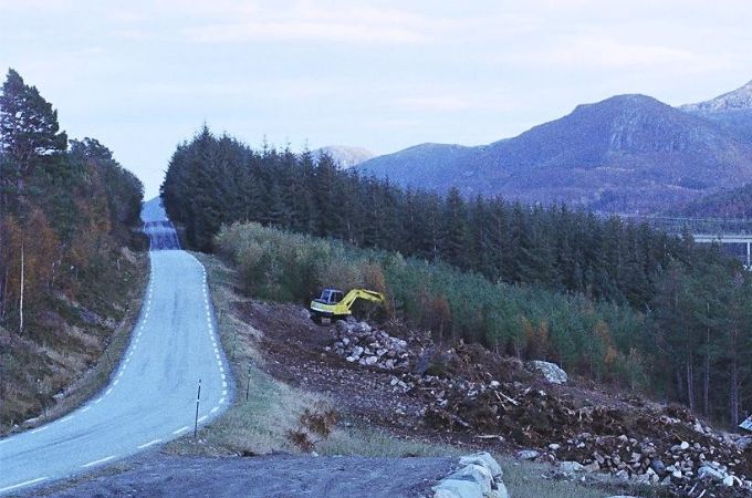 Fra oppstarten 2007. Med stor tro på gardsutviklingsprosjektet vårt trosset vi MRfylke sitt 